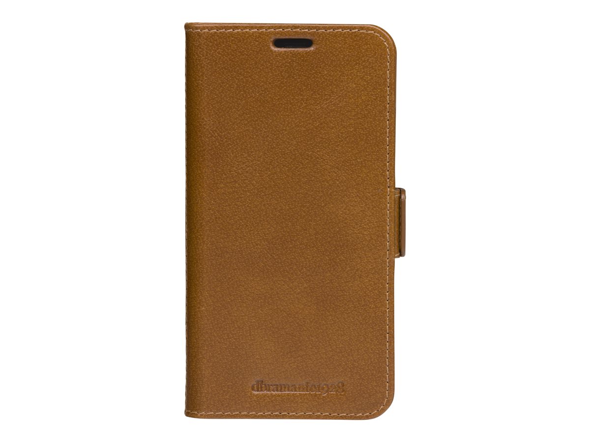dbramante1928 Copenhagen Slim - Capa flip cover para telemóvel - couro com granulação plena - canela - para Apple iPhone 11