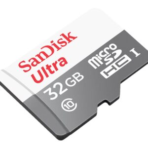 SanDisk Ultra - Cartão de memória flash (adaptador microSDHC a SD Incluído) - 32 GB - Class 10 - microSDHC UHS-I
