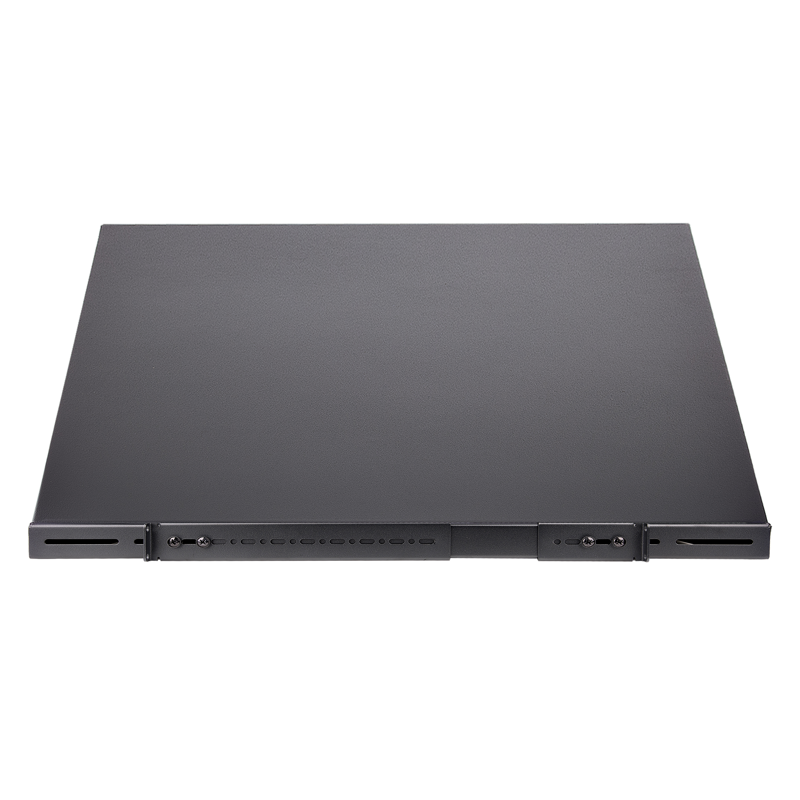 StarTech.com 1U Adjustable Server Rack Mount Shelf - 175lbs - 19.5 to 38in Deep Universal Tray for 19" AV, Data & Network Equipment Rack (ADJSHELFHD) - Prateleira de bastidor - preto - 1U - 19" - para P/N: RK1233BKM, RK2433BKM, RK2537BKM, RK3236BKF, - Image 4
