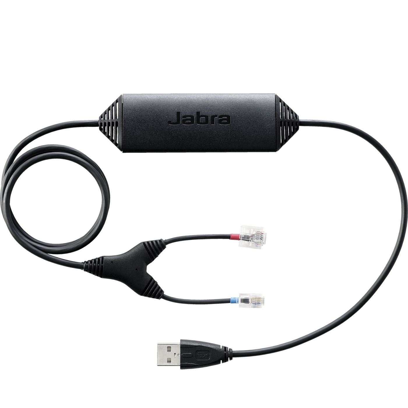 Jabra Link 14201-30 - Adaptador de auricular - USB macho para RJ-9, RJ-45 - 90 cm - para Cisco Unified IP Phone 8941, 8945, 8961, 9951, 9971