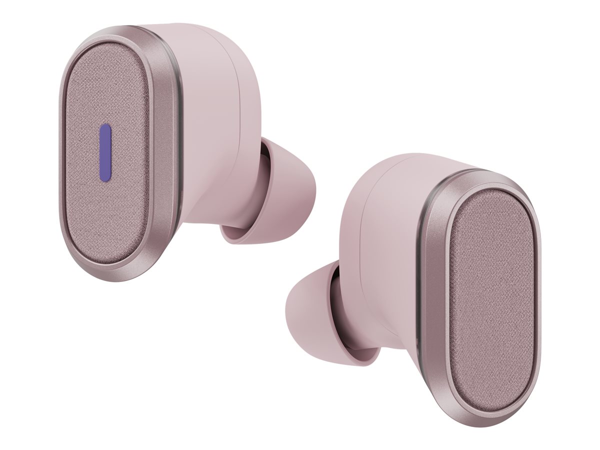 Logitech Zone True Wireless - Auscultadores sem fios com microfonoe - intra-auricular - bluetooth - cancelamento de ruído activo - rosa