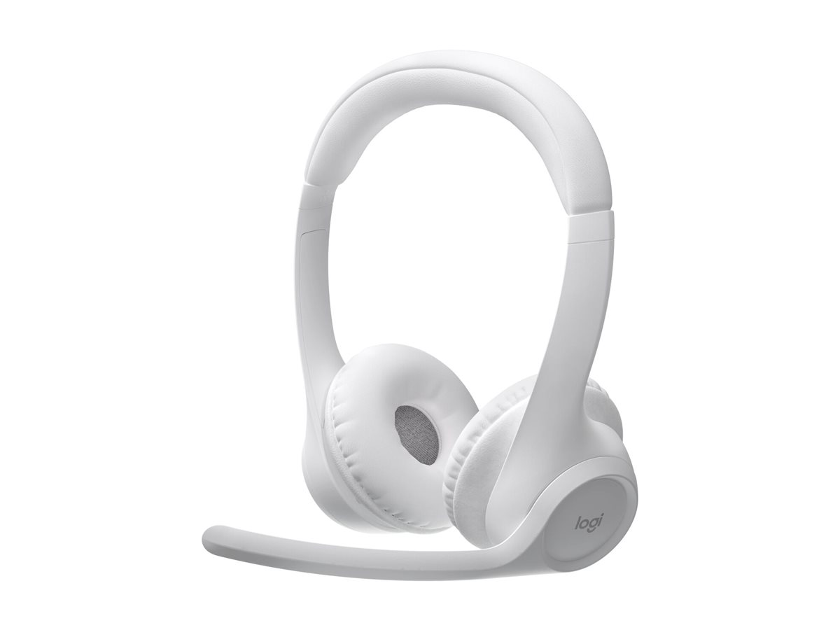 Logitech Zone 300 - Auscultadores - no ouvido - bluetooth - sem fios - branco sujo