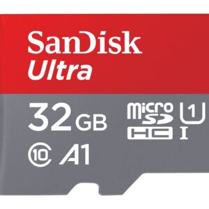 SanDisk Ultra - Cartão de memória flash (adaptador microSDHC a SD Incluído) - 32 GB - A1 / UHS-I U1 / Class10 - microSDHC UHS-I