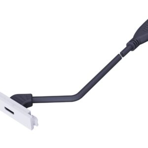 Modular AV faceplate component - HDMI module - female socket on front with tail at rear with female connector - active boosting circuit - HDMI v2.0 - 4k at 60 hz - awg 28 - total length 200 mm - fixes into techconnect surrounds - plastic - white