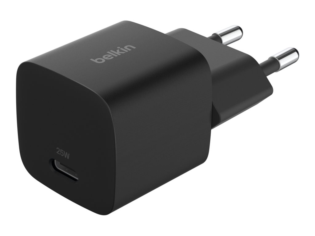 Belkin BoostCharge - Adaptador de alimentação - tecnologia PPS - 25 Watt - PD 3.1/PPS, Fast Charge (USB-C)