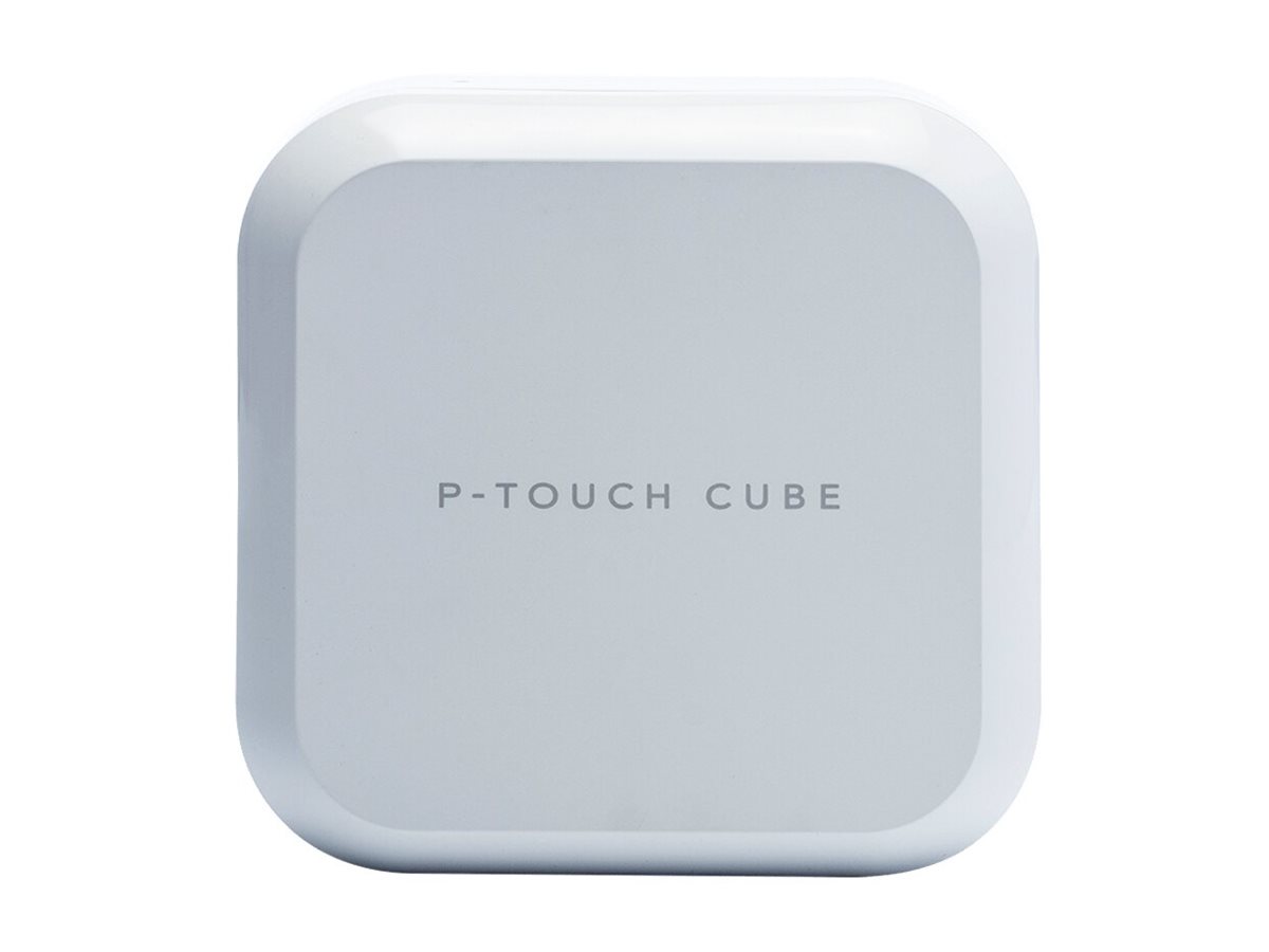 Brother P-Touch Cube Plus PT-P710BTH - Impressora de etiquetas - tranferência térmica - Rolo (2,4 cm) - 180 x 360 dpi - até 20 mm/ s - USB 2.0, Bluetooth 2.1 EDR - cortador