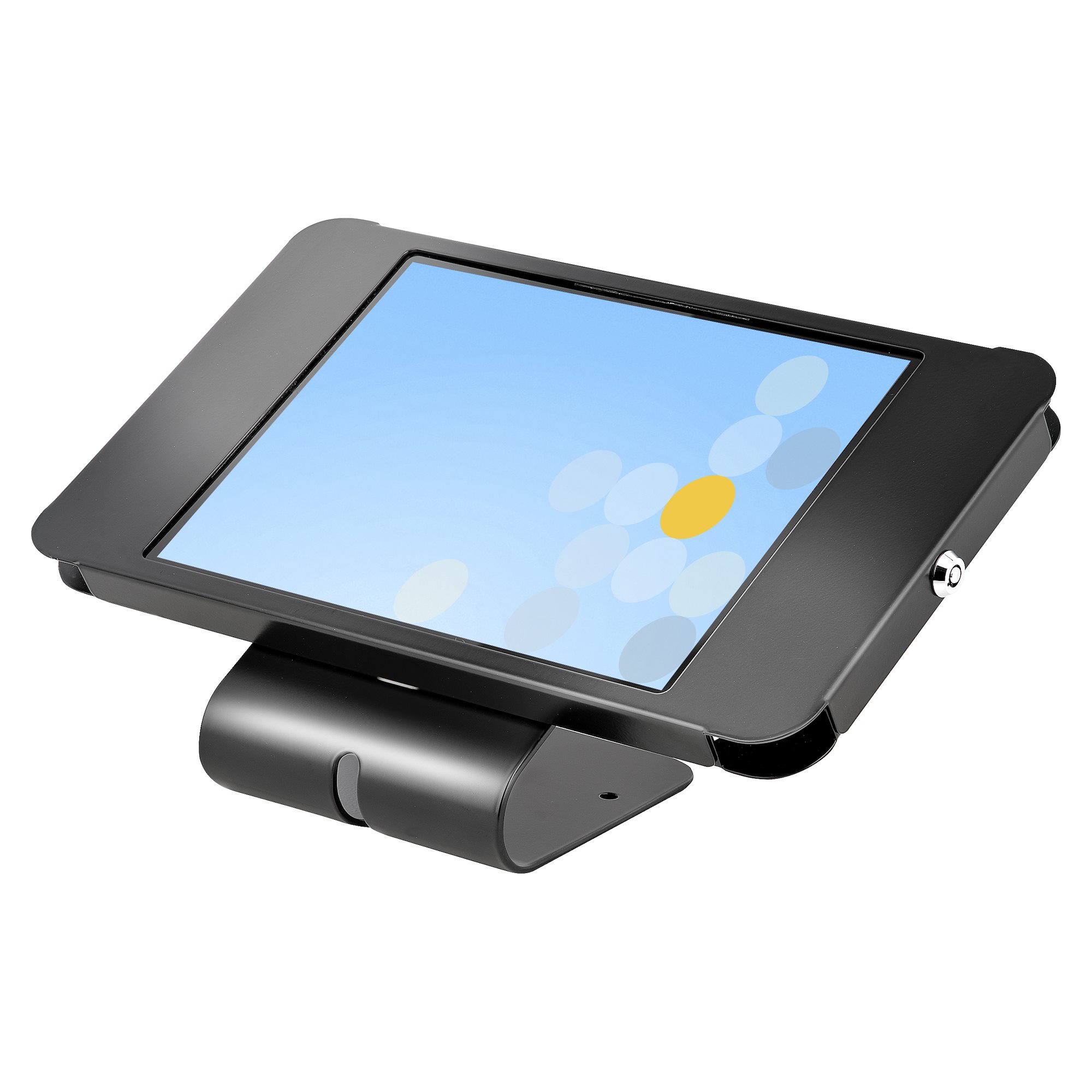 StarTech.com Secure Tablet Stand, Anti Theft Universal Tablet Holder for Tablets up to 10.5", Lockable Tablet Stand for Desk/ K-Slot Compatible, VESA Mount, Wall Mount Tablet Enclosure - Security POS Tablet Stand (SECTBLTPOS2) - Plataforma - para tab