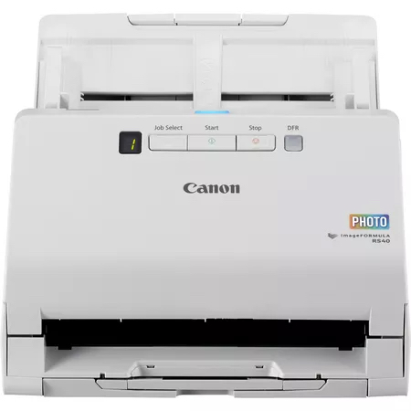 Canon imageFORMULA RS40 - Escaneador de documento - CMOS/CIS - Duplex - 216 x 3000 mm - 600 ppp x 600 ppp - até 40 ppm (mono) / até 30 ppm (cor) - ADF (60 folhas) - USB 2.0