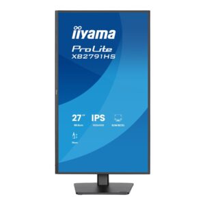 iiyama ProLite XB2791HS-B1 - Monitor LED - 27" - 1920 x 1080 Full HD (1080p) @ 120 Hz - IPS - 350 cd/m² - 1500:1 - 1 ms - HDMI, DisplayPort - altifalantes - preto, mate