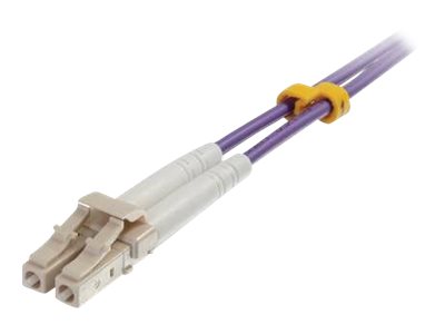 C2G 1m LC/LC OM4 LSZH Fibre Patch - Purple - Cabo patch - multi-modo LC (M) para multi-modo LC (M) - 1 m - 1 m - fibra óptica - duplex - 50 / 125 micron - OM4 - púrpura