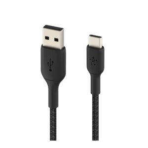 Belkin BoostCharge - Cabo USB - USB-C (M) para USB (M) - 3 m - preto