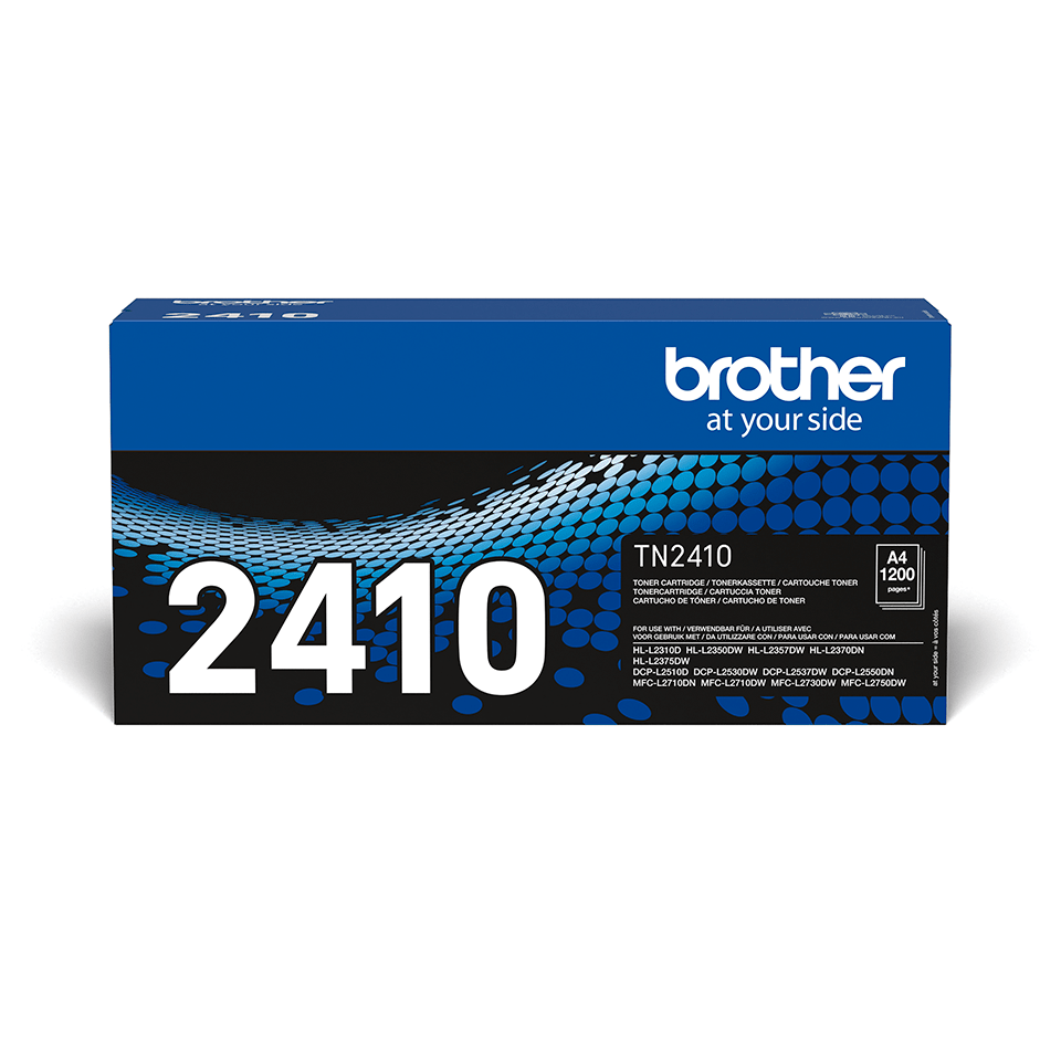 Brother TN2410 - Preto - original - cartucho de toner - para Brother DCP-L2510, L2530, L2537, L2550, HL-L2310, L2370, L2375, MFC-L2710, L2713