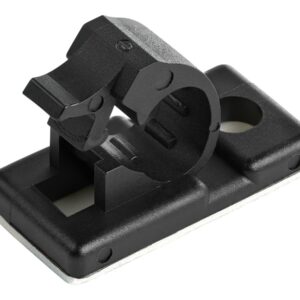 StarTech.com 100 Adhesive Cable Management Clips Black, Network/Ethernet/Office Desk/Computer Cord Organizer, Sticky Cable/Wire Holders, Nylon Self Adhesive Clamp UL/94V-2 Fire Rated - Nylon 66 Plastic - TAA (CBMCC1) - Clips de cabo - preto - Compatí