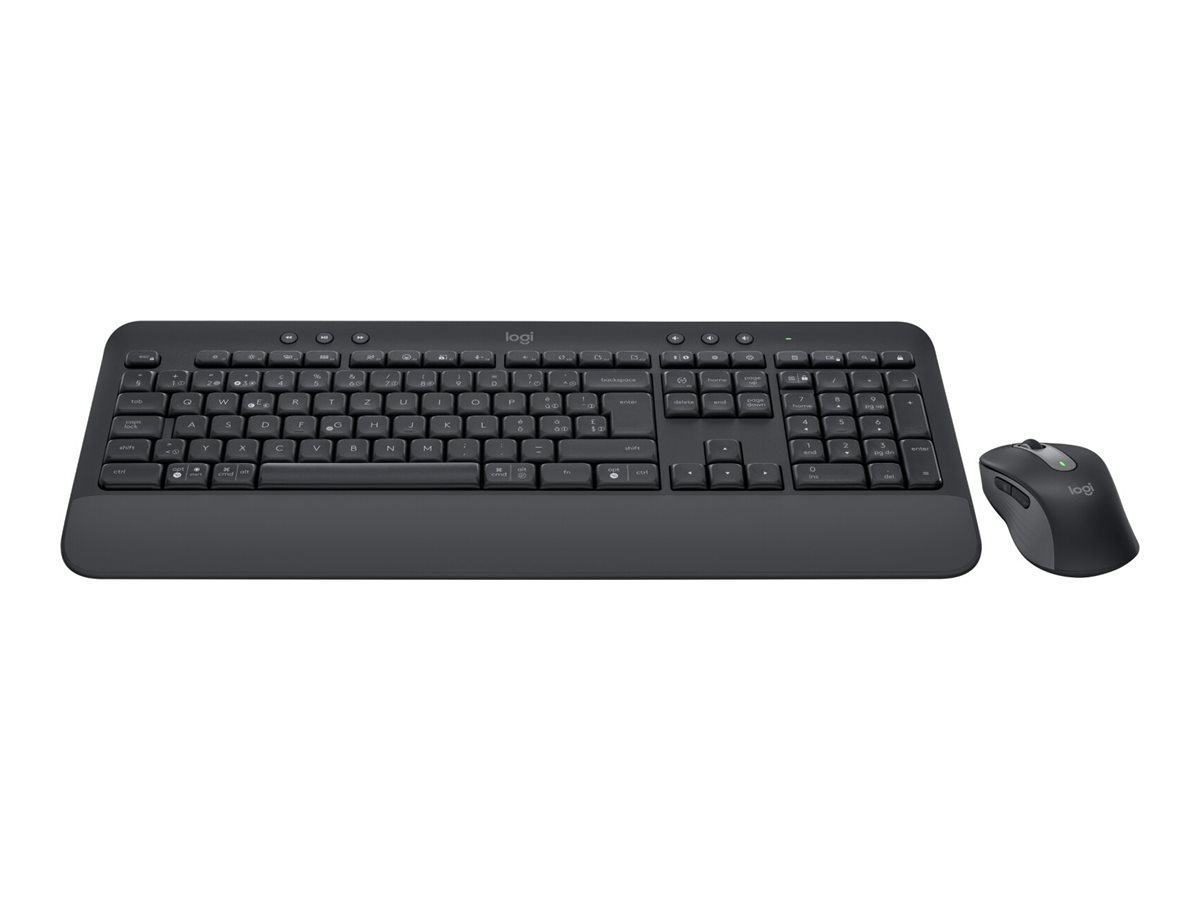 Logitech Signature MK650 Combo for Business - conjunto de teclado e rato - QWERTY - Checo/Eslovaco - grafite Dispositivo de entrada