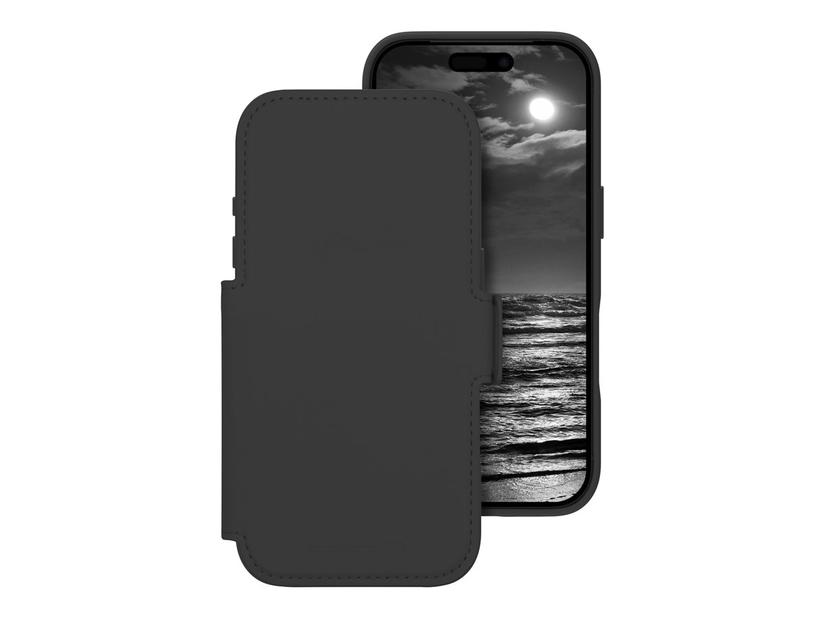dbramante1928 Lynge - Capa flip cover para telemóvel - compatibilidade MagSafe - meia noite - para Apple iPhone 17 Pro