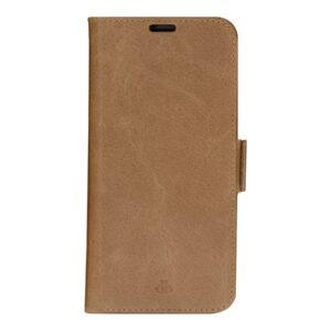 dbramante1928 Copenhagen Slim - Capa flip cover para telemóvel - pele aspecto granulado - canela - para Apple iPhone 14 Pro Max