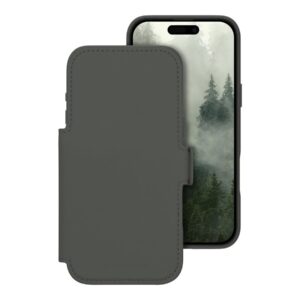dbramante1928 Lynge - Capa flip cover para telemóvel - compatibilidade MagSafe - sombra da floresta - para Apple iPhone 17 Pro Max