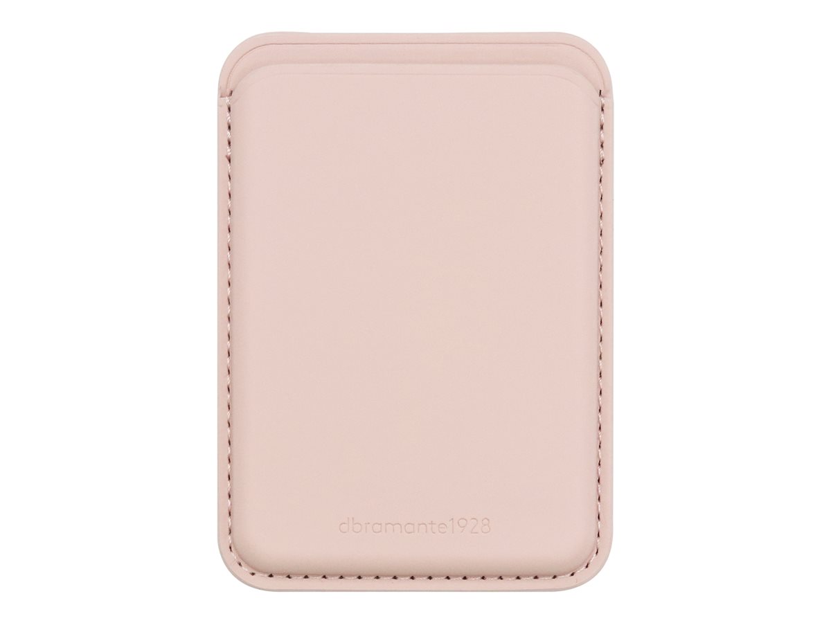 dbramante1928 - Carteira para telemóvel/cartão de crédito - compatibilidade MagSafe - ICON - areia rosa