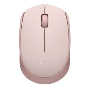 Logitech M171 - Rato - destros e canhotos - óptico - 3 botões - sem fios - 2.4 GHz - receptor sem fio USB - rosa