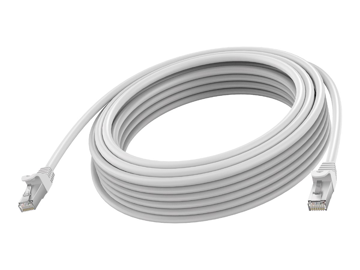 5 m CAT6 cable - RJ45 (m) to RJ45 (m) - stp shielded twisted pair - CAT 6a - 10 gbps - 24 awg - booted - white