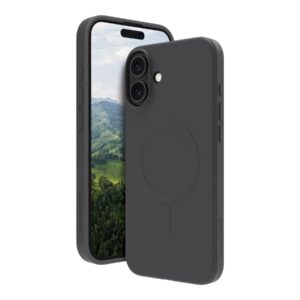dbramante1928 Greenland Pro - Tampa posterior para telemóvel - compatibilidade MagSafe - plástico - preto noite - para Apple iPhone 16 Plus