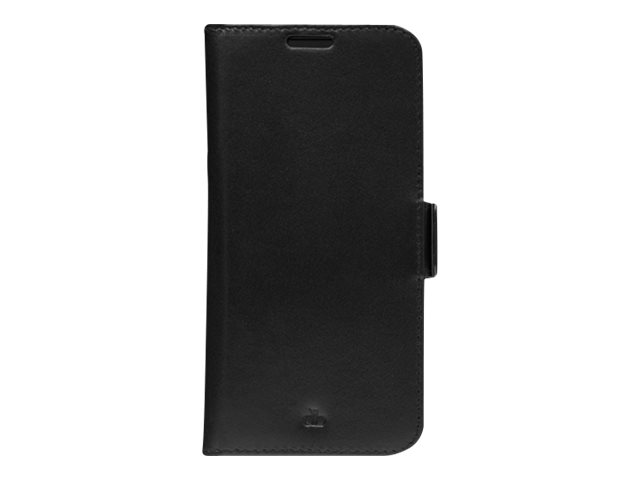 dbramante1928 Copenhagen Slim - Capa flip cover para telemóvel - couro com granulação plena - preto - para Samsung Galaxy S22