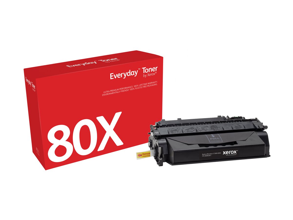 Everyday Mono Toner compatible with HP 80X (CF280X), High Capacity