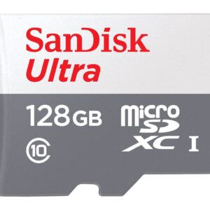 SanDisk Ultra - Cartão de memória flash - 128 GB - Class 10 - microSDXC UHS-I