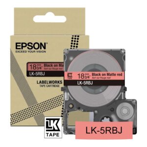 Epson LabelWorks LK-5RBJ - cartucho de fita - 1 cassete(s) - Rolo (1,8 cm x 8 m)