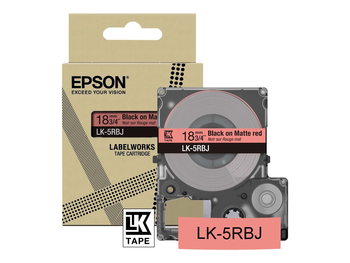 Epson LabelWorks LK-5RBJ - cartucho de fita - 1 cassete(s) - Rolo (1,8 cm x 8 m)