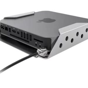 Compulocks Mac Mini Security Mount with Keyed Cable Lock - Kit de segurança de sistema - prata - para Apple Mac mini
