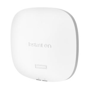 HPE Networking Instant On AP25 (RW) - Ponto de acesso sem fios - Wi-Fi 6 - Bluetooth - 2.4 GHz, 5 GHz - gerido através da cloud - BTO - montável em parede / teto