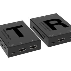 HDMI and USB over CAT5e/6/6A cable up to 70 m long - 4K at 60 Hz 4:4:4 - one to one only - only one power supply required, can be used at either end - KVM function with two USB 1.1 ports on the receiver - plug and play - 18 Gbps video bandwidth - HDC