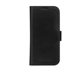 dbramante1928 Copenhagen - Capa flip cover para telemóvel - couro com granulação plena - preto - para Apple iPhone 15 Pro