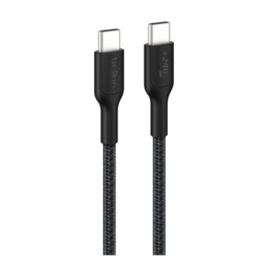 Belkin BoostCharge Pro - Cabo USB - USB-C (M) para USB-C (M) - 1 m - Fornecimento de energia USB (240W), cabo entrançado - preto