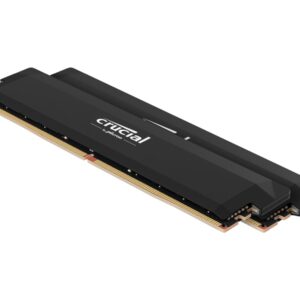 Crucial Pro OC - DDR5 - kit - 64 GB: 2 x 32 GB - DIMM 288-pin - 3000 MHz / PC5-48000 - CL40 - 1.35 V - unbuffered - on-die ECC - preto