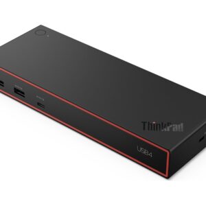 Lenovo ThinkPad 5000 - Estação de engate - USB4 - HDMI, DP, USB-C - 1GbE - 100 Watt - Europa - para ThinkPad T14 Gen 6, T14s Gen 6, T16 Gen 4, X1 2-in-1 Gen 10, X1 Carbon Gen 13, X13 Gen 6