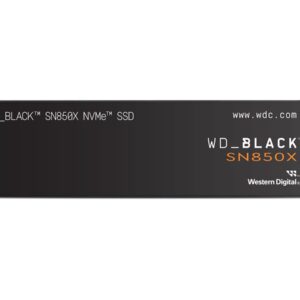 WD_BLACK SN850X WDS100T2X0E - SSD - encriptado - 1 TB - interna - M.2 2280 - PCIe 4.0 x4 (NVMe) - TCG Opal Encryption 2.01 - para Sony PlayStation 5