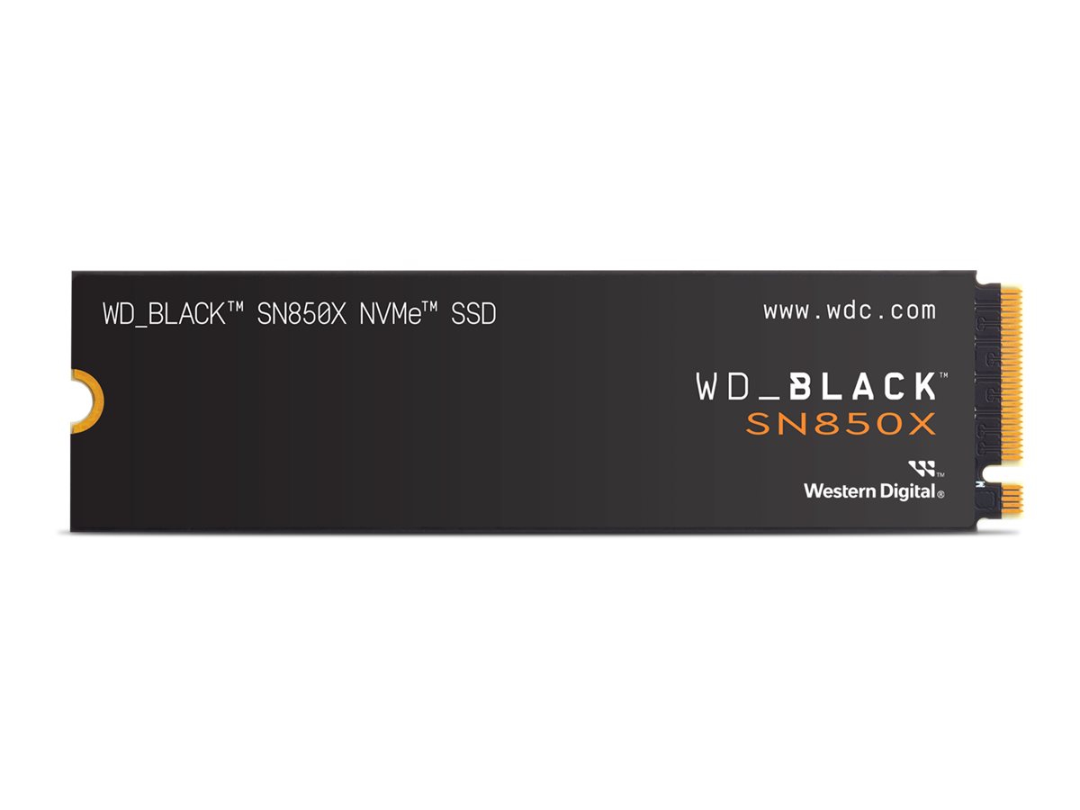 WD_BLACK SN850X WDS100T2X0E - SSD - encriptado - 1 TB - interna - M.2 2280 - PCIe 4.0 x4 (NVMe) - TCG Opal Encryption 2.01 - para Sony PlayStation 5