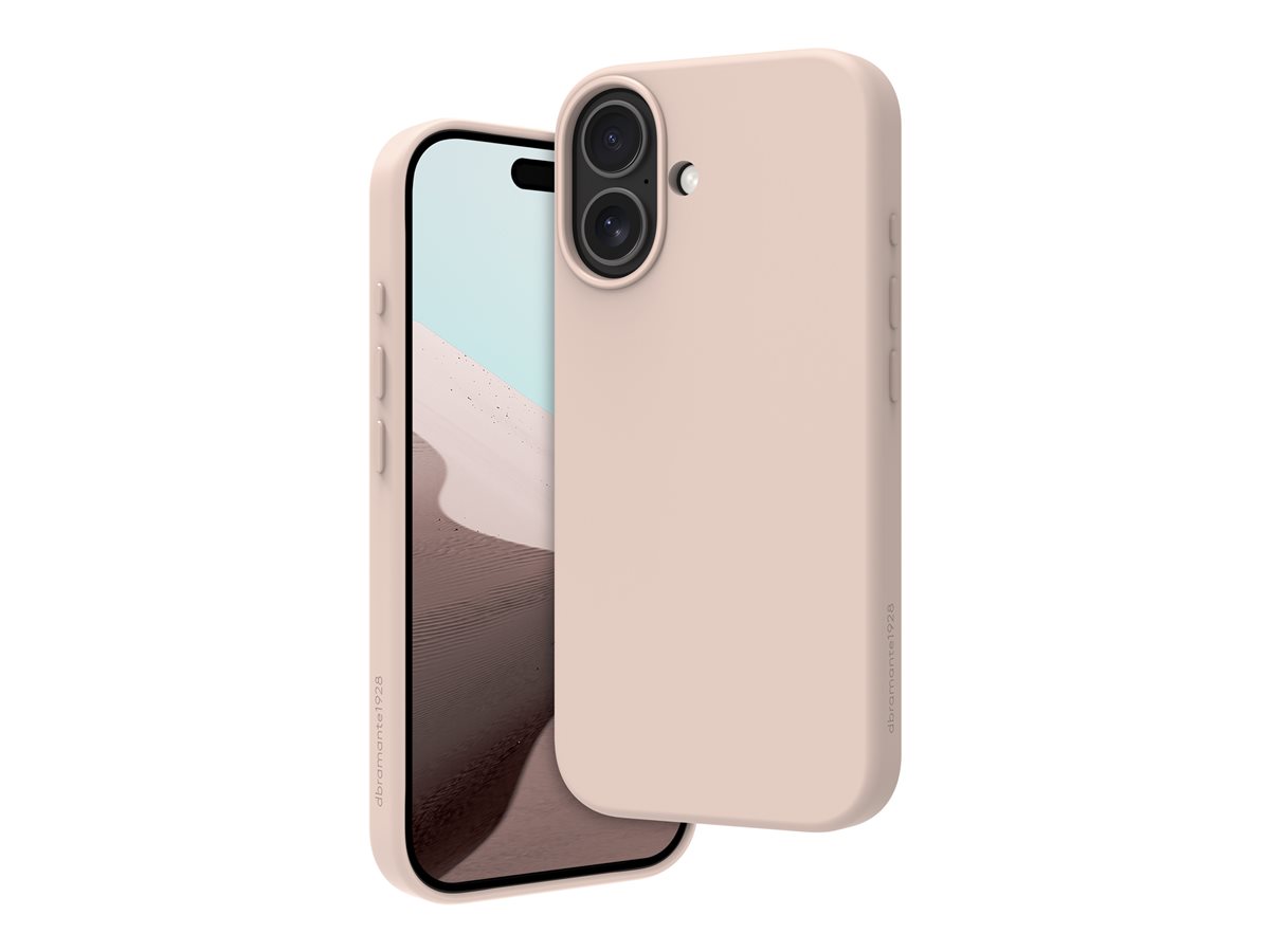 dbramante1928 Roskilde - Tampa posterior para telemóvel - compatibilidade MagSafe - plástico reciclado - areia rosa - para Apple iPhone 17