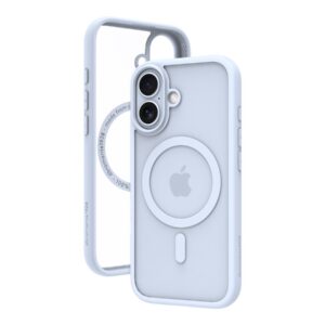 dbramante1928 Grenen - Tampa posterior para telemóvel - compatibilidade MagSafe - plástico - azul, transparente - para Apple iPhone 17
