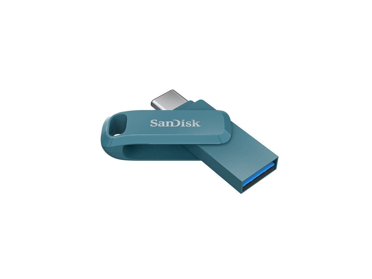 SanDisk Ultra Dual Drive Go - Drive flash USB - 512 GB - USB 3.2 Gen 1 / USB-C - baía do navagio