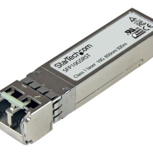 StarTech.com Cisco FET-10G Compatible SFP+ Module, 10GBASE-USR, 10GbE Multimode Fiber MMF Optic Transceiver, 10GE Gigabit Ethernet SFP+, LC 300m, 850nm, DDM, Cisco Nexus 2000 - Lifetime Warranty (FET-10G-ST) - Módulo de transceptor SFP+ (equivalente
