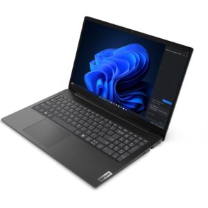 Lenovo V15 G5 IRL 83GW - Intel Core 5 - 120U / até 5 GHz - Win 11 Pro - Intel Graphics - 8 GB RAM - 512 GB SSD NVMe - 15.6" TN 1920 x 1080 (Full HD) - Wi-Fi 6 - preto fosco - kbd: Português
