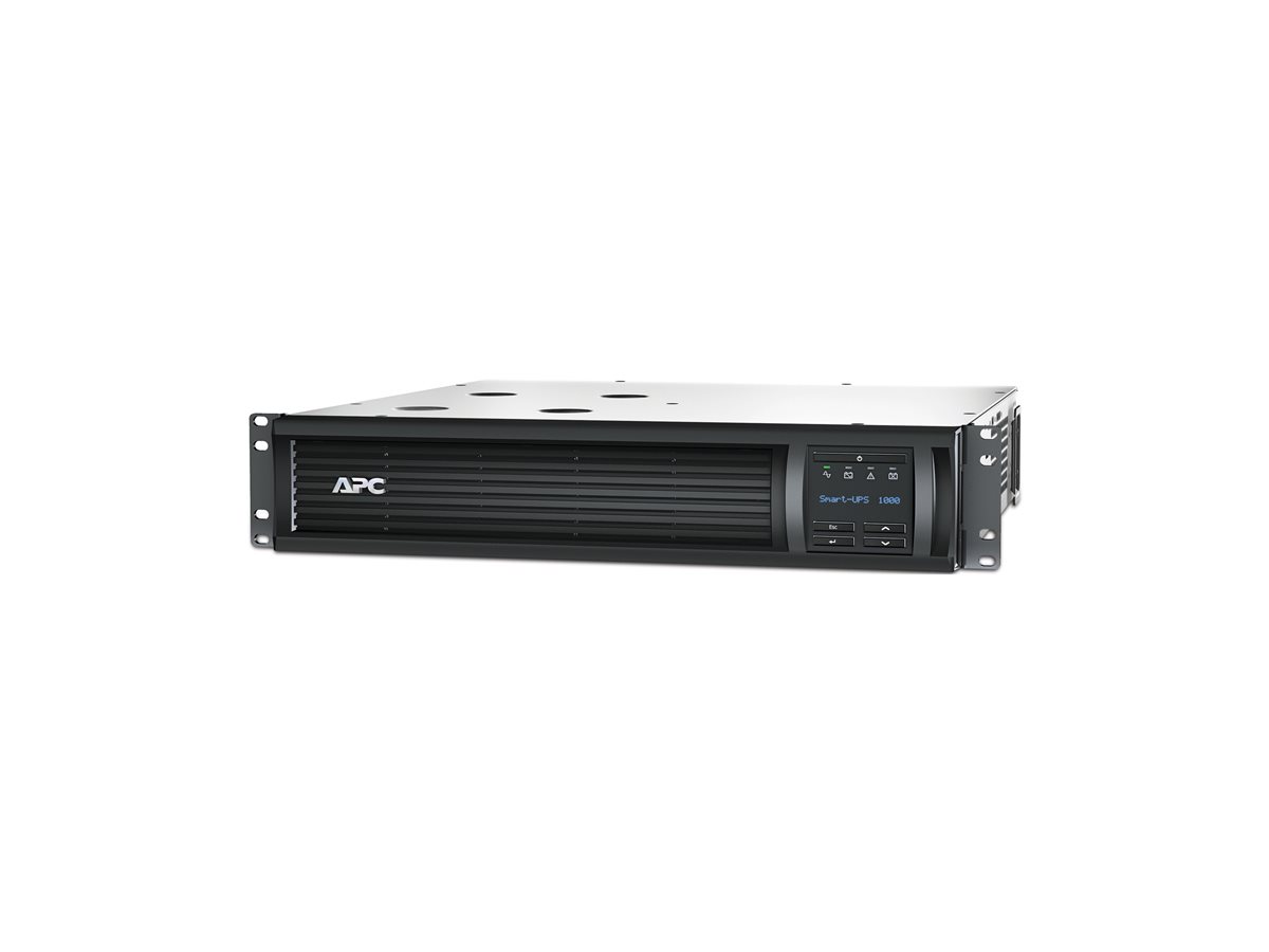 APC Smart-UPS 1000VA LCD RM - UPS (montável em bastidor) - AC 220/230/240 V - 700 Watt - 1000 VA - Ethernet 10/100, RS-232, USB - conectores de saída: 4 - 2U - preto - com APC SmartConnect - para P/N: AR4018SPX432, AR4024SP, AR4024SPX429, AR4024SPX43