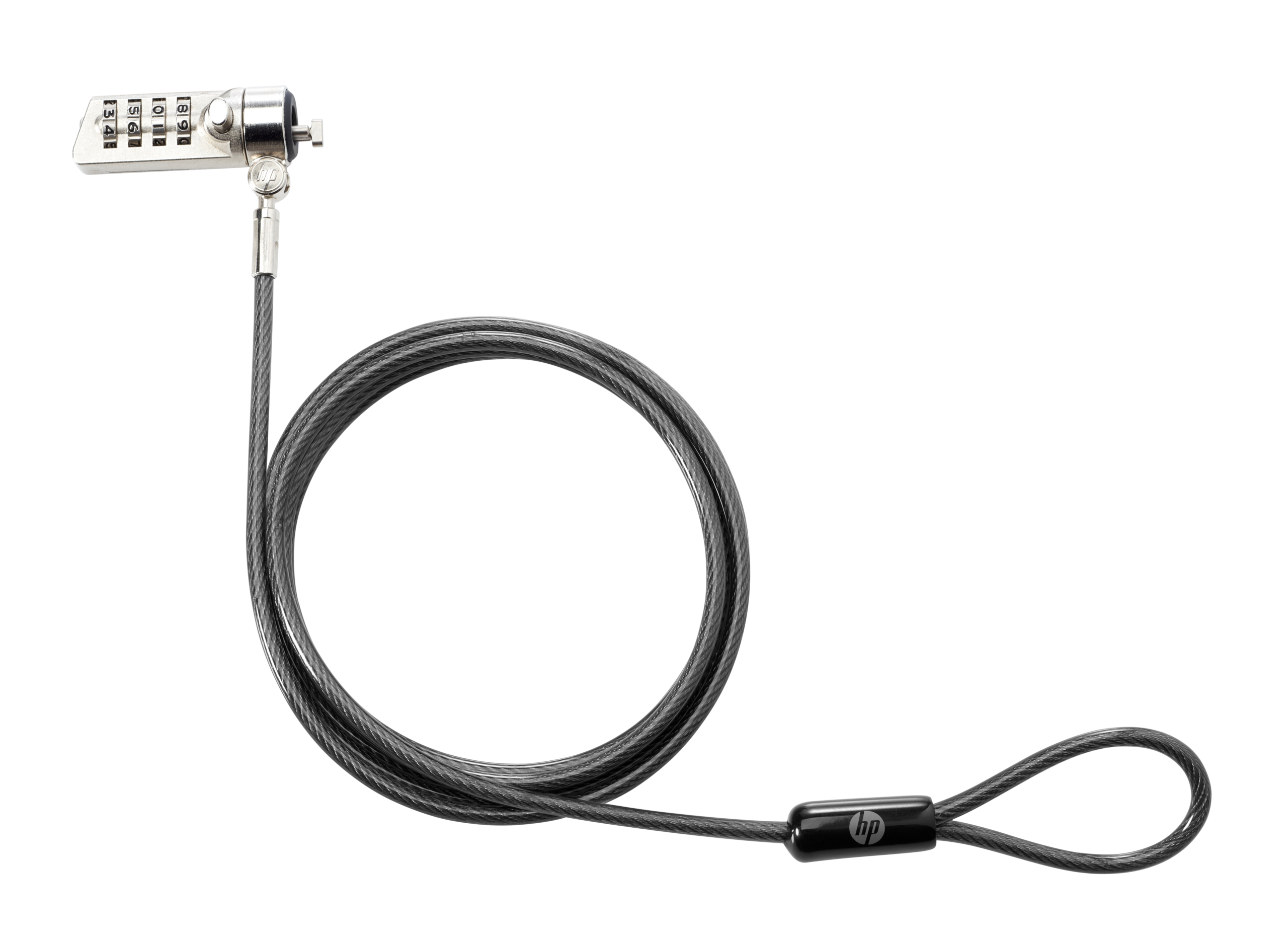 HP Essential Combination Lock - Trancamento do cabo de segurança - 1.22 m