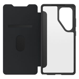 OtterBox React Folio Samsung Galaxy S25 Ultra Black Crystal - clear/black