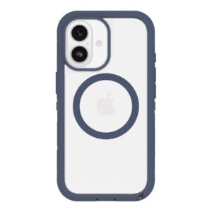 OtterBox Defender Series Pro XT - Tampa posterior para telemóvel - resistente - compatibilidade MagSafe - camada de policarbonato, elastómero termoplástico (TPE) - calças de ganga azul bebé - para Apple iPhone 17