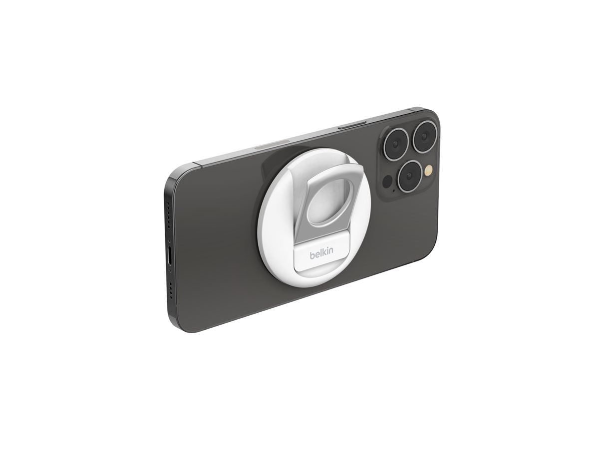 Belkin - Montagem magnética para telemóvel - compatível com MagSafe, para portáteis Mac - branco - para Apple iPhone 12, 13, 14, 16, MacBook Air, MacBook Pro