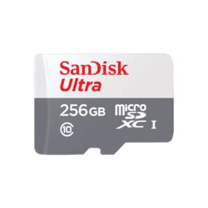 SanDisk Ultra - Cartão de memória flash (adaptador microSDXC para SD Incluído) - 256 GB - Class 10 - microSDXC UHS-I